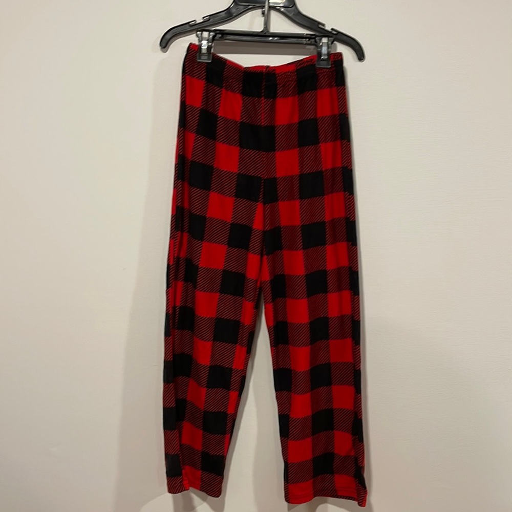 Unbranded plaid fleece pajama bottoms